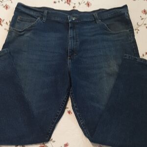 Wrangler Men's 40 X 30 Denim Blue Jeans